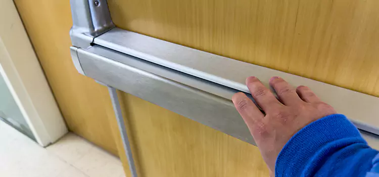 Installing a Push Bar on a Door Salem