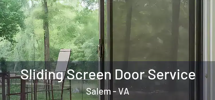 Sliding Screen Door Service Salem - VA